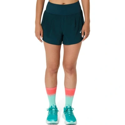 Abbildung von Asics ROAD Short kurze Sporthose, Damen, Größe: XS, Saxon green