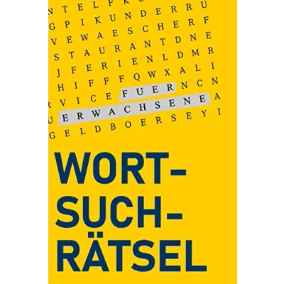 Abbildung von Wortsuchrätsel für Erwachsene: Gehirn trainieren mit Buchstabenpuzzles und Buchstabenrätsel, Geschenk Erwachsene Senioren