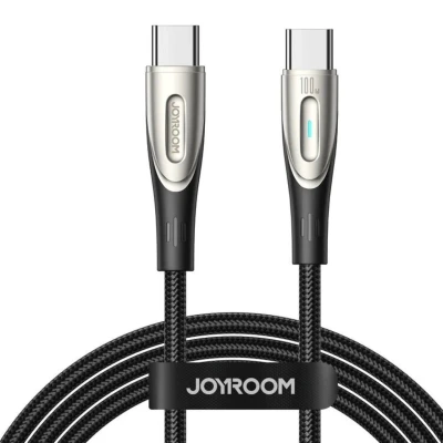 Abbildung von JOYROOM Schnellladekabel USB C / Kabel 100 W 2 m schwarz Smartphone