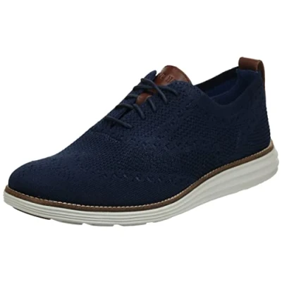Abbildung von Cole Haan Herren Original Grand Stitchlite Oxfords, Blau (Navy Navy/Ivory), 43.5 EU