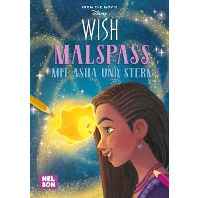 Abbildung von Disney Wish: Malspaß mit Asha und Stern: Mehr als 60 Ausmalmotive Malblock für Kinder ab 4 Jahren