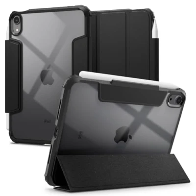 Abbildung von Spigen Ultra Hybrid Pro Hülle Kompatibel mit iPad Mini 7. (2024, A17 Pro) / 6. (2021) Generation 8,3 Zoll Schwarz