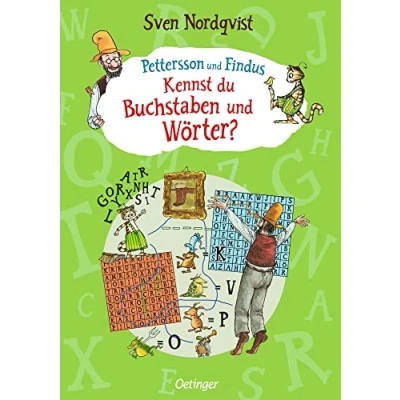 Abbildung von Pettersson und Findus. Kennst du Buchstaben Wörter?: Fördert spielerisch die Lesekompetenz von Vor Grundschulkindern ab 5 Jahren