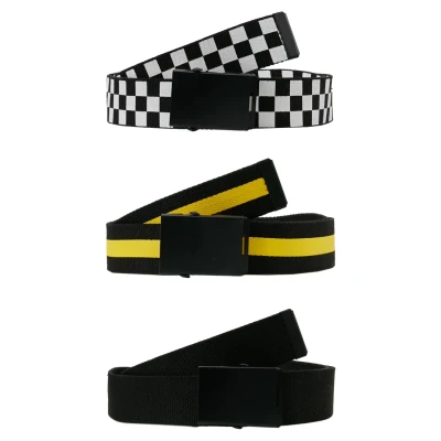Abbildung von Urban Classics 3 PACK Gürtel, Größe: L/XL, Black/white/yellow