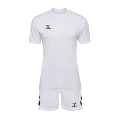 Abbildung von Hummel LOGO SET kurze Sporthose, Größe: Small, White