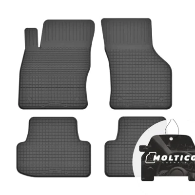Abbildung von Gummimatten mit Rand Auto Fußmatten Gummi Automatten Passgenau 4 teilig Set passend für Seat Arona ab 2017