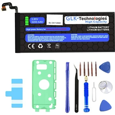 Abbildung von High Power Ersatzakku kompatibel mit Samsung Galaxy Note 5 SM N920 EB BN920ABA Original GLK Technologies Battery accu 3200 mAh Akku inkl. Werkzeug Set Kit