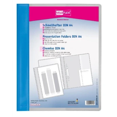 Abbildung von VELOFLEX Schnellhefter DIN A4 überbreit PVC hellblau