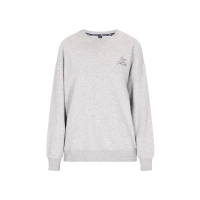 Abbildung von DREIMASTER Vintage Damen Sweatshirt S / Grau Melange 80% Recycled Cotton 20% Polyester