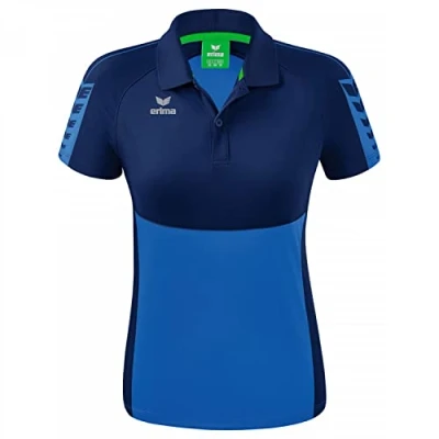 Abbildung von Erima Fussball Teamsport SIX Wings Poloshirt, Damen, Größe: 34, Blaublau