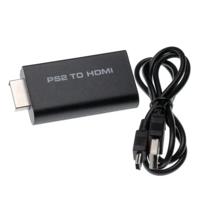 Abbildung von vhbw Adapter passend für Sony PlayStation 2 Spielekonsole / TV, Video Audio Medienkonverter