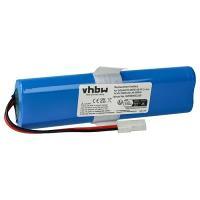 Abbildung von vhbw 1x Akku kompatibel mit 360 D004 ICR 26HE 4S1P Saugroboter (3200 mAh, 14,4 V, Li Ion)