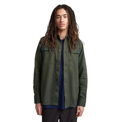 Abbildung von G STAR Loose Hemd, Herren, Größe: XL, Galaxy fisher tobacco oxford