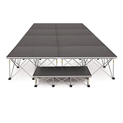 Abbildung von Tragbarer modularer Bühnenbausatz 2m x 4m 40cm Höhe 800Kg Max.
