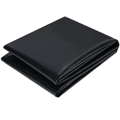 Abbildung von PALUDO PVC Teichfolie 2M X 3M, Schwarz HDPE Teichfolien Schwerlast, Dichtungsfolie Teichmembran Schwimmteich Folie Gartenteich Teichplane für Fischteiche, Brunnen, Wassergarten und Wasserfall