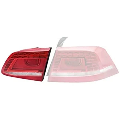 Abbildung von HELLA 2SB 010 745 061 Rückleuchte rechts innerer Teil LED 12 Rot, weiß mit Lampenträger VOLKSWAGEN: Passat B7 Limousine
