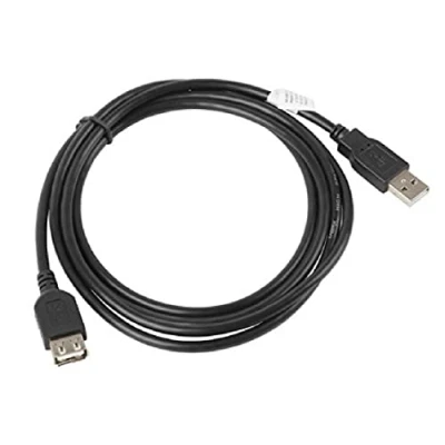 Abbildung von Lanberg CA USBE 10CC 0018 BK USB 2.0 A Stecker auf Buchse Extender, 1,8m schwarz
