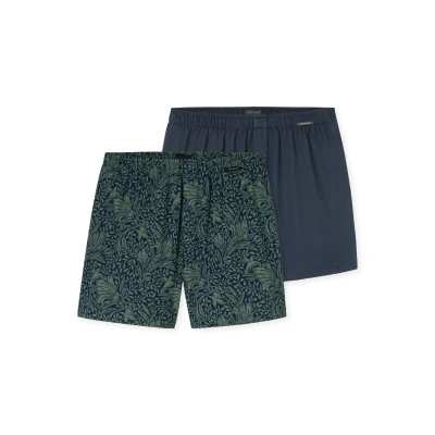 Abbildung von Schiesser 2 PACK Boxershorts, Herren, Größe: XL, Blaumix