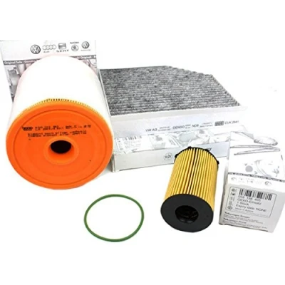Abbildung von Original Audi Teile A6 A7 4G + Allroad 3.0L TDI Motor Inspektionspaket Filter Service klein 3 teilig CLAB CDUC CLAA CGQB CDUD CKVC CKVB CPNB