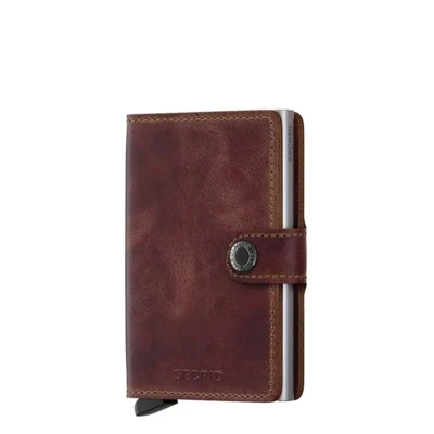 Abbildung von Secrid Miniwallet Portemonnaie brown Vintage leather