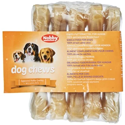 Abbildung von Nobby Kauknochen gepresst, 1 Packung (5 x 40 g), 11,5 cm