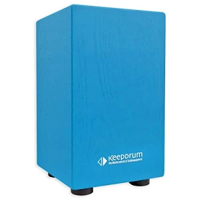 Abbildung von keepdrum DC1M Junior Cajon Trommel Hocker Blau