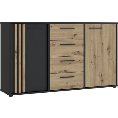 Abbildung von FORTE Sideboard &quot;Cardigan&quot;, Sideboard, 2 farbig, Stauraum, Schubkasten, Soft Close
