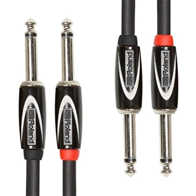 Abbildung von Roland Black Serie Verbindungskabel 6,3 mm Klinkenstecker, Länge: 3m RCC 10 2814