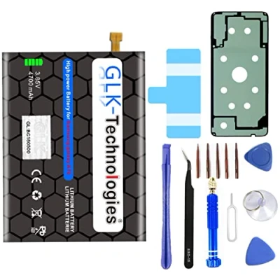 Abbildung von High Power Ersatzakku kompatibel mit Samsung Galaxy A70 SM A705F / A705DS DUAL SIM GLK Technologies Battery accu 4700 mAh Akku inkl. Werkzeug Set Kit