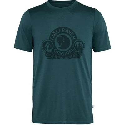 Abbildung von Fjallraven Herren Abisko Wool Classic M T Shirt, Dunkelblau, XL EU