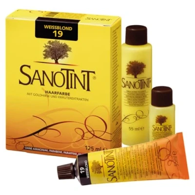 Abbildung von SANOTINT CLASSIC FARBE 19 WEISSBLOND 3 Packungen 3X125 ml