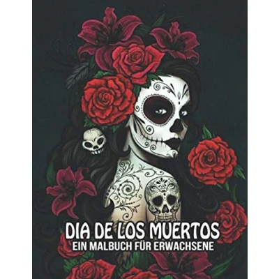 Abbildung von Ein Malbuch für Erwachsene: Dia De Los Muertos