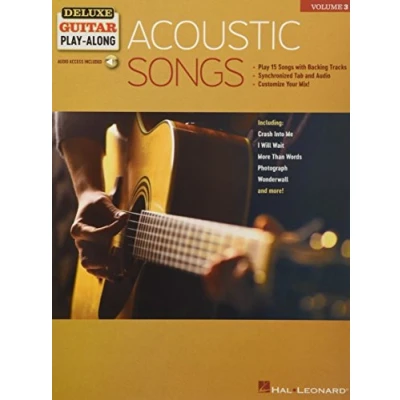 Abbildung von Acoustic Songs: Deluxe Guitar Play Along Volume 3 [With Access Code] (Deluxe along, 3, Band 3)