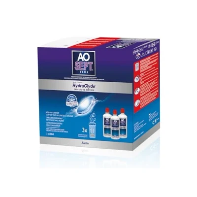 Abbildung von Aosept Plus HydraGlyde 3 x 360 ml