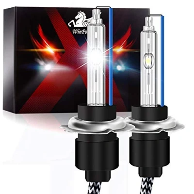 Abbildung von WinPower H7 Xenon Lampen 55W HID Lichtlampe Autoscheinwerfer Ersatzlampe 8000K Eisblau, 2 Stück