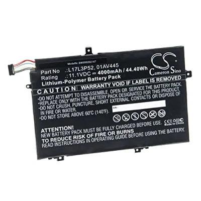 Abbildung von vhbw Akku kompatibel mit Lenovo ThinkPad E590 (20NB002VCD), (20NB002XCD) Notebook (4000mAh, 11,1V, Li Polymer)