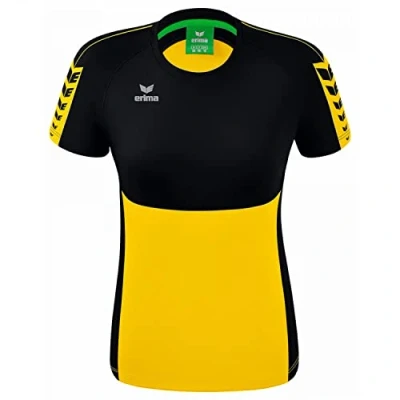 Abbildung von Erima Wings Sport Tshirt, Damen, Größe: 40, Gelbschwarz