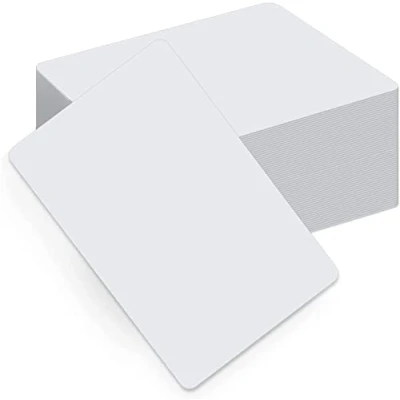 Abbildung von NFC Karten CR80, PVC Plastikkarte Blanko Weiß NTAG 215 Tag 30 mil, 504 Bytes Speicherkapazität Etiketten Kompatibel mit TagMo Amiibo für Alle Fähigen Smartphones und Geräte (22 Stück)