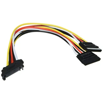 Abbildung von Goobay 95114 PC Y Stromkabel / Stromadapter SATA Splitter; 1x Buchse zu 2x Stecker Standard &gt;