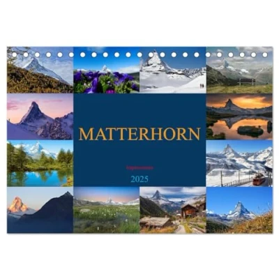Abbildung von MATTERHORN Impressionen (Tischkalender 2025 DIN A5 quer), CALVENDO Monatskalender