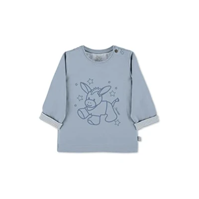 Abbildung von Sterntaler EMMI Print Langarmshirt für Kinder, Größe: 50, Grey blue