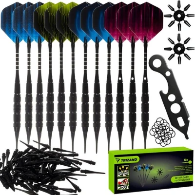 Abbildung von Redfink Dartpfeil Set mit 12 Dartpfeilen 18 Gramm Pfeile Softdart