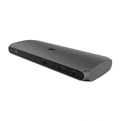 Abbildung von Corsair TBT100 DP Thunderbolt 3 Dock mit DisplayPort 2X 1.4 bis zu 4K bei 60 Hz USB Type C Anschlüsse 10 Gbit/s 3X A 5