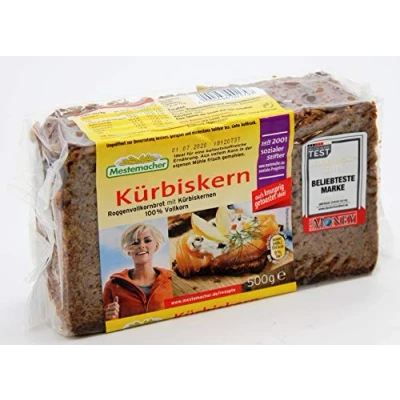 Abbildung von Mestemacher Kürbiskernbrot, 9er Pack (9 x 500g)