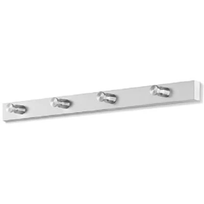 Abbildung von ZACK 50657 &quot;ACCOLO&quot; Garderobenleiste, 4 Haken, Edelstahl matt