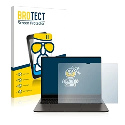 Abbildung von BROTECT Entspiegelungs Schutzglas für Samsung Galaxy Book3 Ultra 16&quot; Schutz Folie Panzerfolie Glas Matt [Extrem Kratzfest 9H, Anti Reflex]