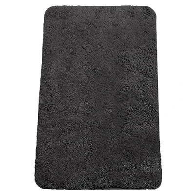 Abbildung von Brandsseller Badematte 60x90 cm Badteppich Badvorleger Badezimmerteppich Duschvorleger Schwarz