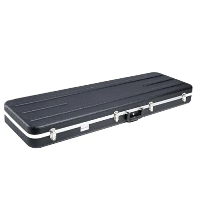 Abbildung von Fame Deluxe Electric Bass ABS Case, Robuster E Koffer, Plüsch Polsterung, mit Zubehörfächern
