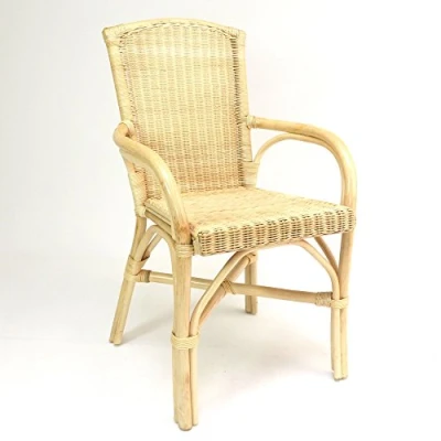 Abbildung von FRANK FLECHTWAREN Rattanstuhl Home, Elegantes Design, hochwertige Verarbeitung, 52 x 50 GH 97 cm