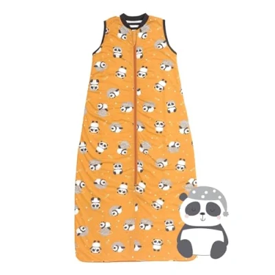 Abbildung von schlummersack Schlafsack Baby Sommer 90 cm dünn Panda Babyschlafsack Frühjahr 1.0 Tog 1 Baumwolle